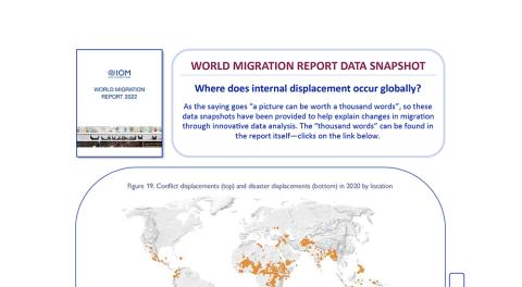 WMR 2022: Where does internal displacement occur globally?